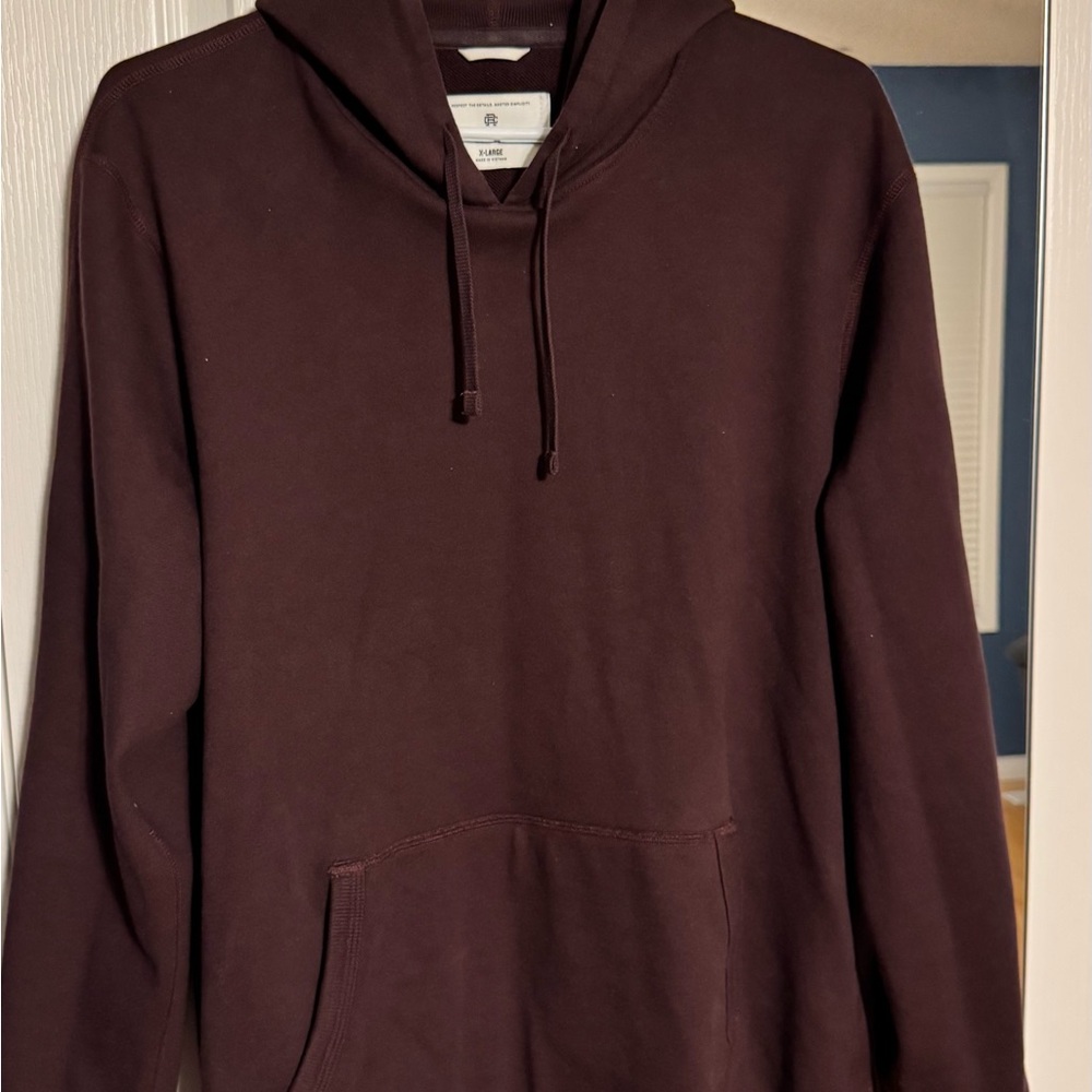 Reigning Champ Slim Oxblood XL Hoodie
